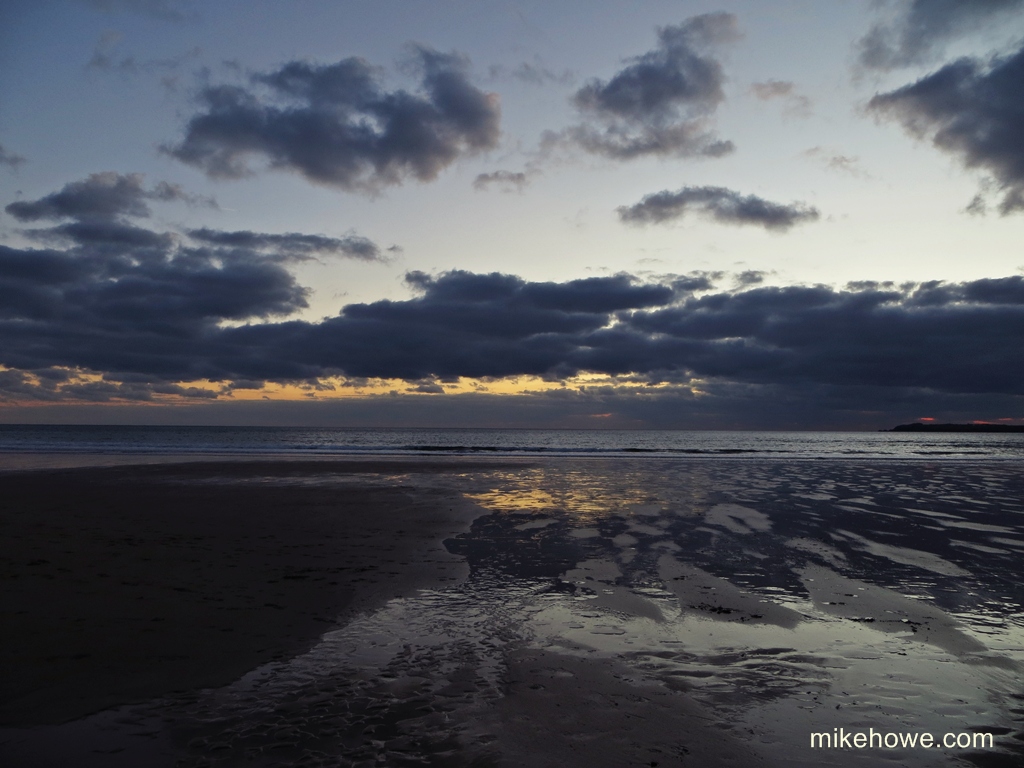 Western skies at twilight